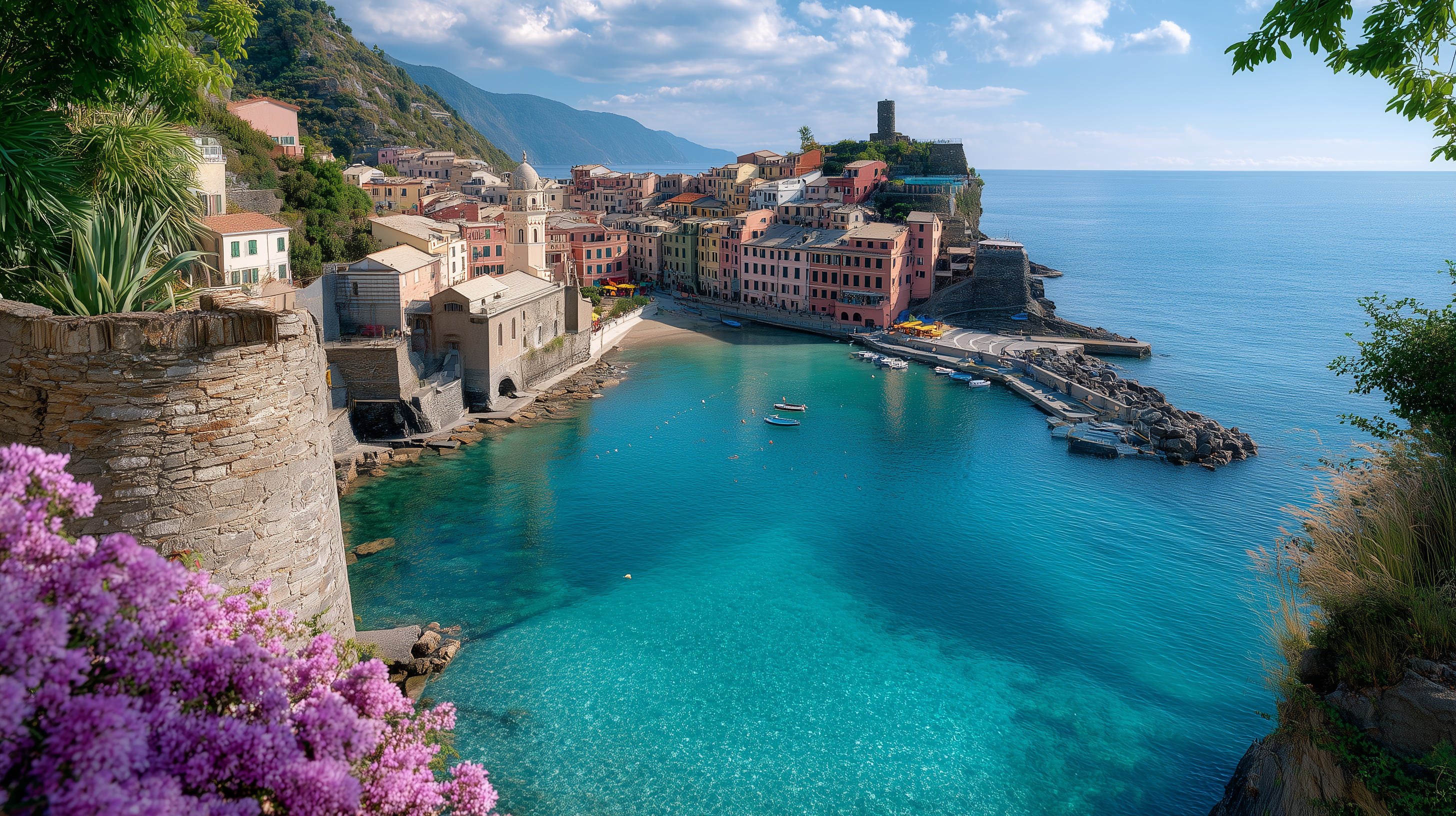 A lively Italian festival celebration