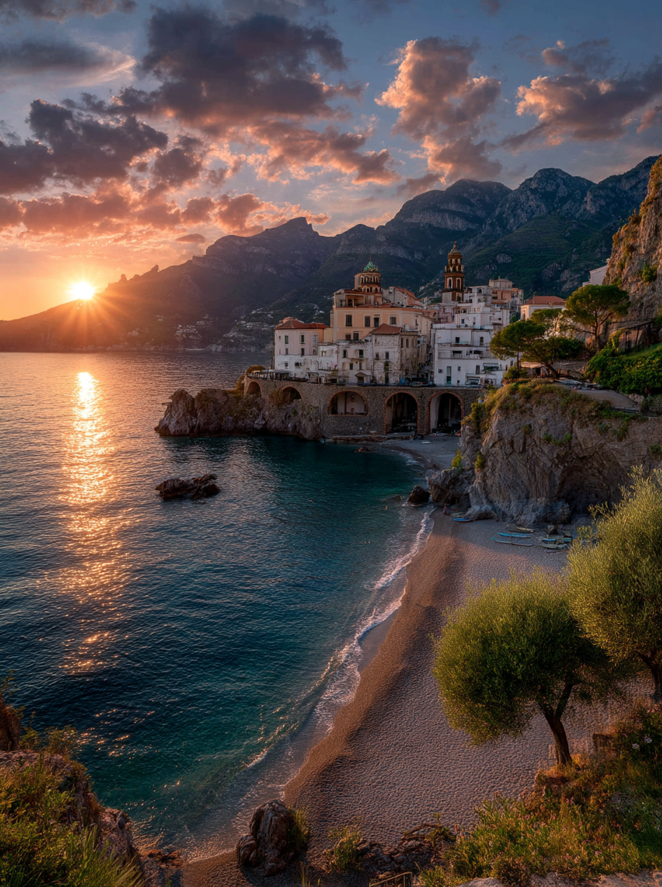 A charming hidden alley in Italy